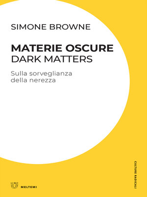 cover image of Materie oscure / Dark Matters